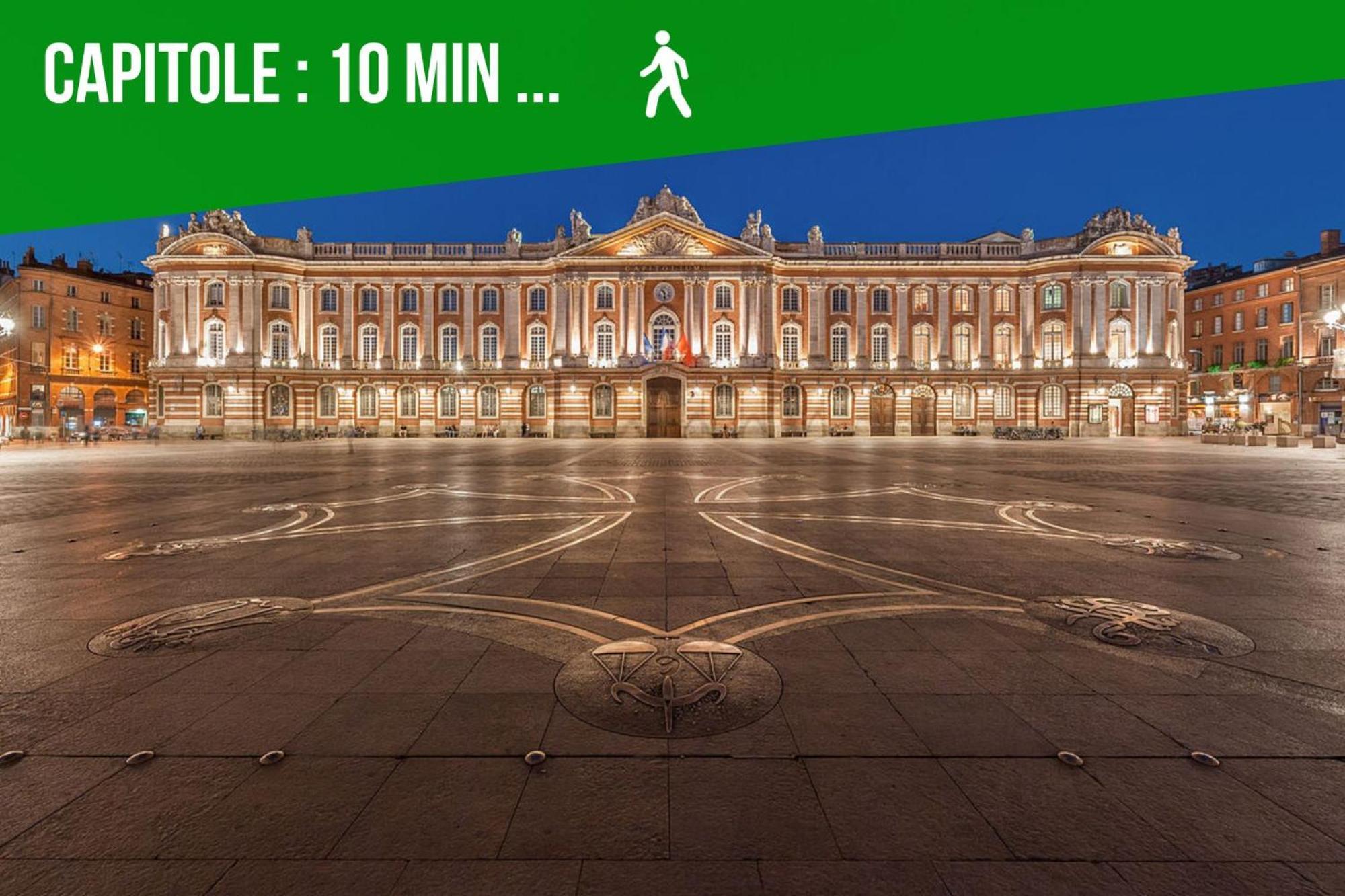 Апартаменты Le Nid D'Orient Entre Matabiau Et Capitole Parking Тулуза Экстерьер фото